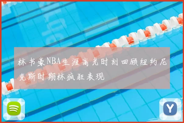 林书豪NBA生涯高光时刻回顾纽约尼克斯时期林疯狂表现
