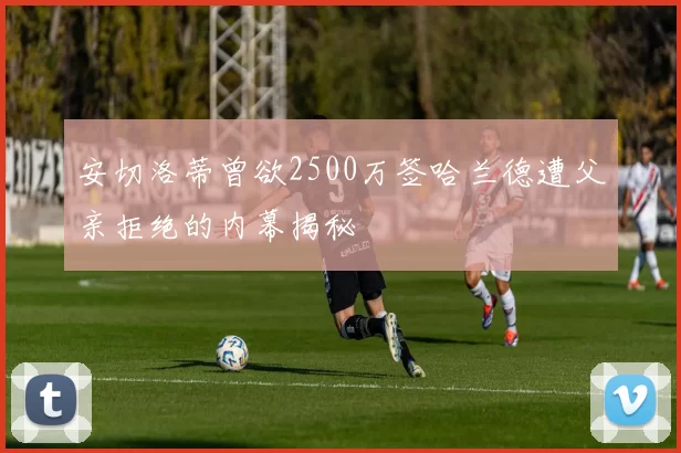 安切洛蒂曾欲2500万签哈兰德遭父亲拒绝的内幕揭秘